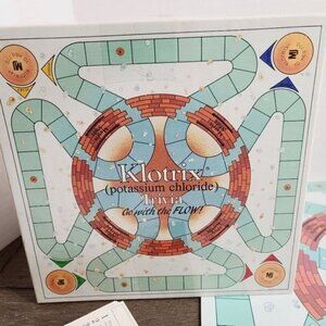 Vintage 80s Klotrix (Potassium Chloride ) Trivia Game Mead Johnson